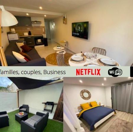 Le Boinot - Patio Prive, Wifi Haut Debit, Netflix, Stationnement Gratuit 尼奥尔 外观 照片